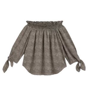 Michael Kors Black and White Off the Shoulder Size M